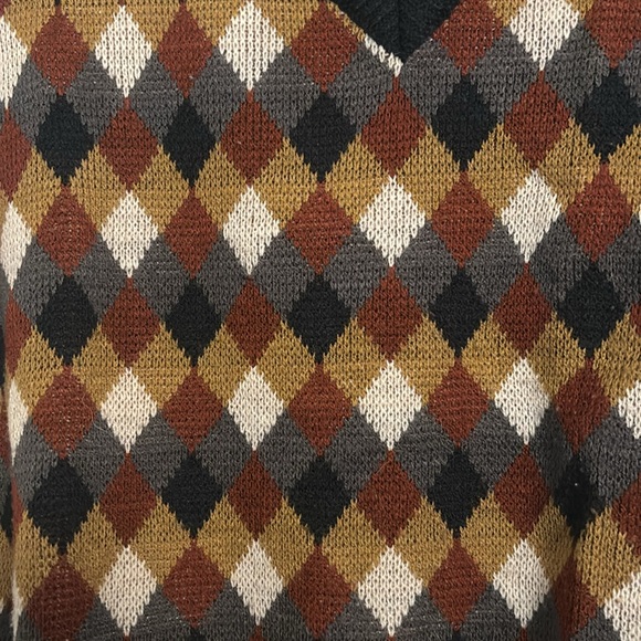 Vintage Argyle Sweater Vest - Picture 2 of 5